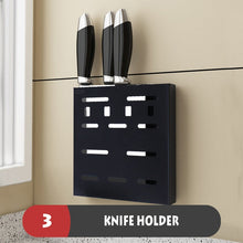 Load image into Gallery viewer, Kitchen Shelves Organizer Wall Hanging Non-Punching Kitchen Accessories Stainless Steel Storage Cosmetic Bathroom Storage Basket
