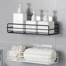 Load image into Gallery viewer, Bathroom shelf Corner Storage Rack Organizer Shower Wall Shelf Adhesive No Drilling Iron Kitchen Bathroom Shelve
